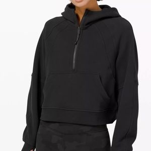 Lululemon Scuba Oversized HalfZip Hoodie Black SIZE XS/S